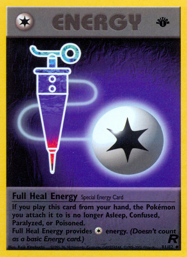 Full Heal Energy (81/82) [Team Rocket 1st Edition] | Play N Trade Winnipeg