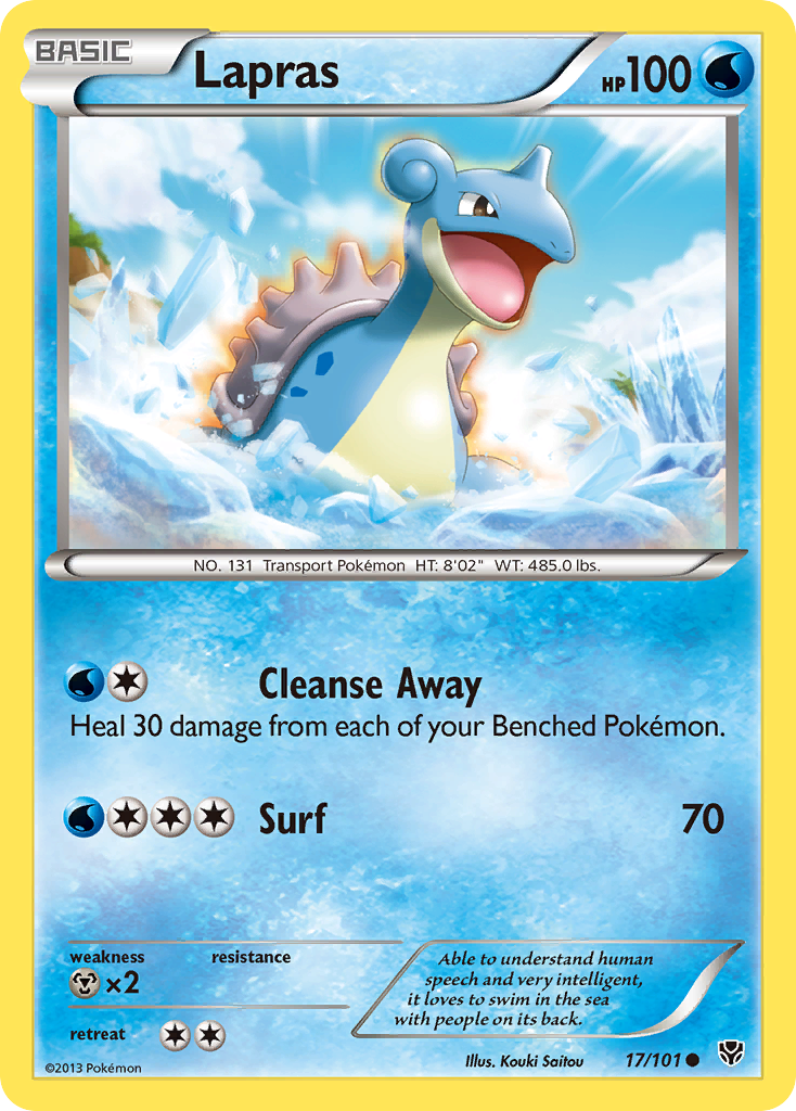 Lapras (17/101) [Black & White: Plasma Blast] | Play N Trade Winnipeg