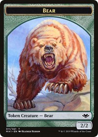 Bear // Spirit Double-Sided Token [Modern Horizons Tokens] | Play N Trade Winnipeg