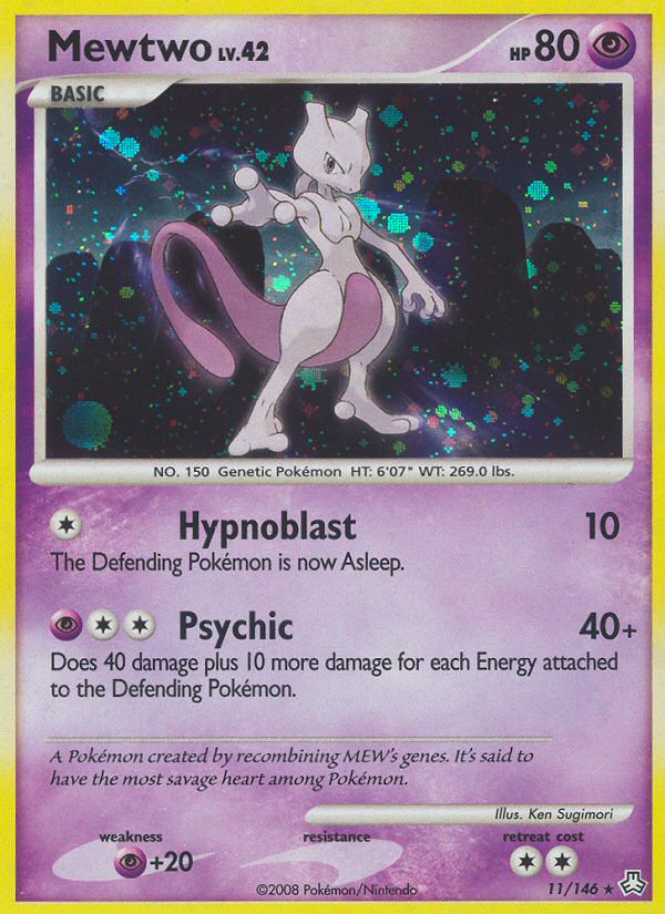 Mewtwo (11/146) [Diamond & Pearl: Legends Awakened] | Play N Trade Winnipeg