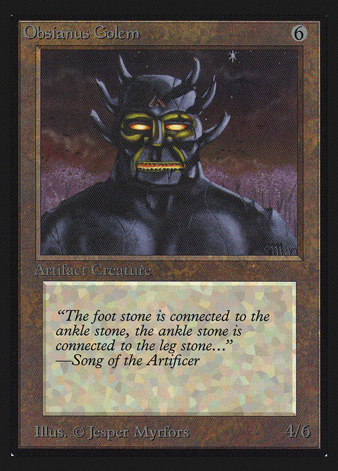 Obsianus Golem [International Collectors’ Edition] | Play N Trade Winnipeg