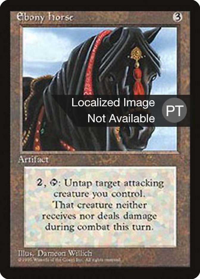 Ebony Horse [Fourth Edition (Foreign Black Border)] | Play N Trade Winnipeg