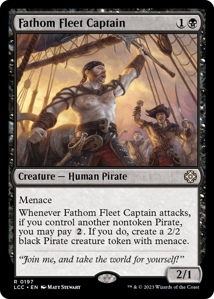 Fathom Fleet Captain [The Lost Caverns of Ixalan Commander] | Play N Trade Winnipeg