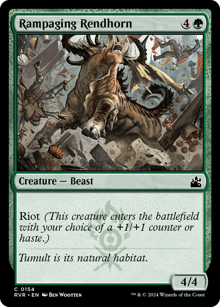 Rampaging Rendhorn [Ravnica Remastered] | Play N Trade Winnipeg