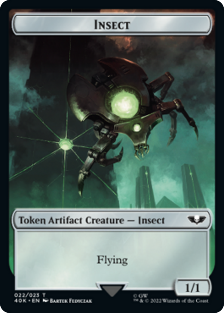 Necron Warrior // Insect [Universes Beyond: Warhammer 40,000 Tokens] | Play N Trade Winnipeg