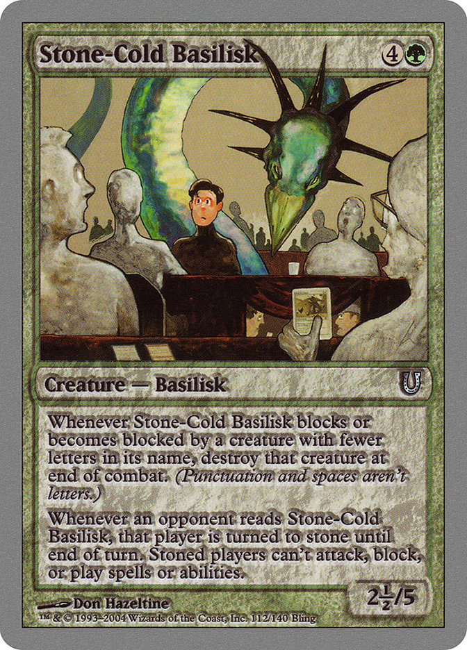 Stone-Cold Basilisk [Unhinged] | Play N Trade Winnipeg