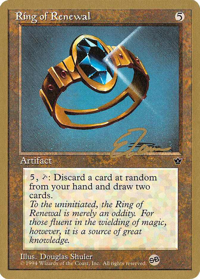 Ring of Renewal (Eric Tam) (SB) [Pro Tour Collector Set] | Play N Trade Winnipeg