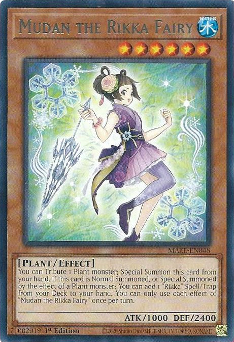 Mudan the Rikka Fairy [MAZE-EN048] Rare | Play N Trade Winnipeg