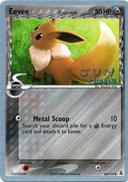 Eevee (68/113) (Delta Species) (Flyvees - Jun Hasebe) [World Championships 2007] | Play N Trade Winnipeg