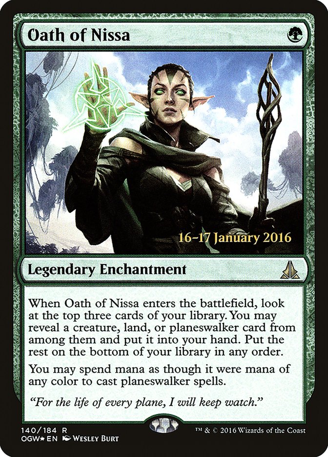 Oath of Nissa [Oath of the Gatewatch Prerelease Promos] | Play N Trade Winnipeg