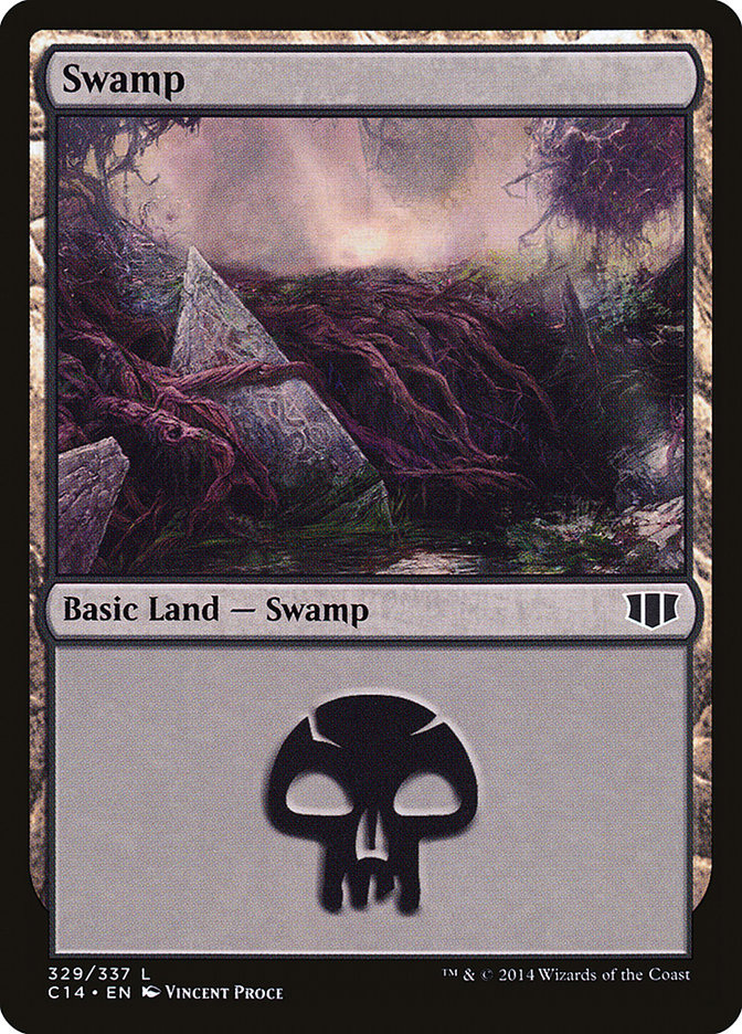 Swamp (329) [Commander 2014] | Play N Trade Winnipeg