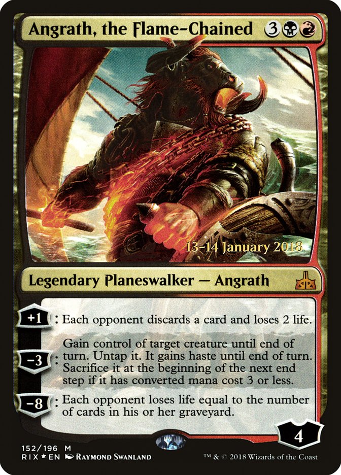 Angrath, the Flame-Chained [Rivals of Ixalan Prerelease Promos] | Play N Trade Winnipeg