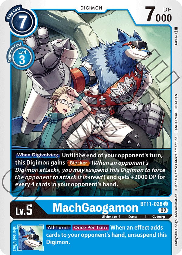 MachGaogamon [BT11-028] [Dimensional Phase] | Play N Trade Winnipeg