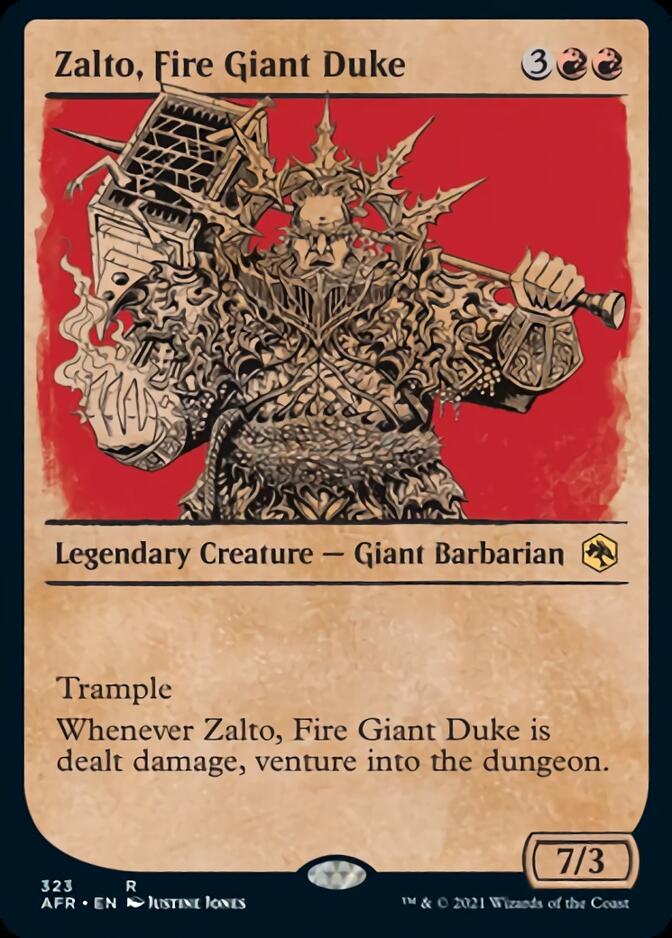 Zalto, Fire Giant Duke (Showcase) [Dungeons & Dragons: Adventures in the Forgotten Realms] | Play N Trade Winnipeg