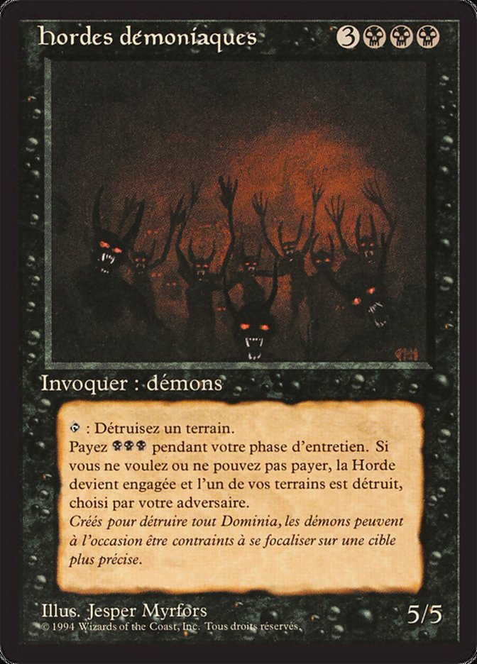 Demonic Hordes [Foreign Black Border] | Play N Trade Winnipeg