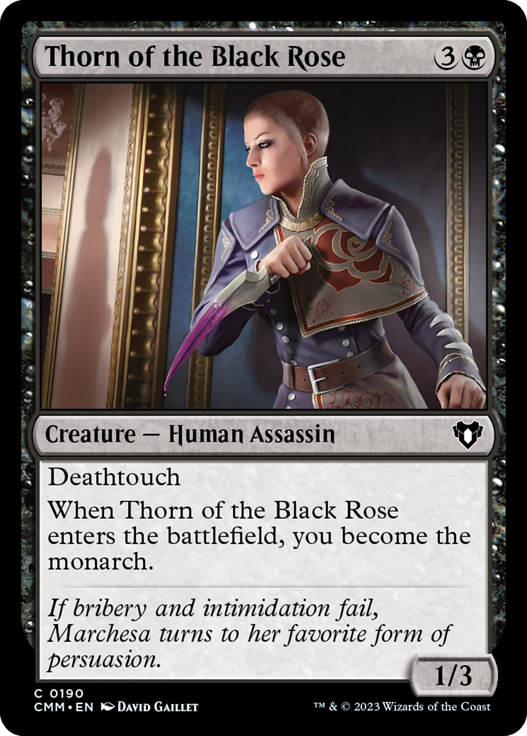 Thorn of the Black Rose [Commander Masters] | Play N Trade Winnipeg