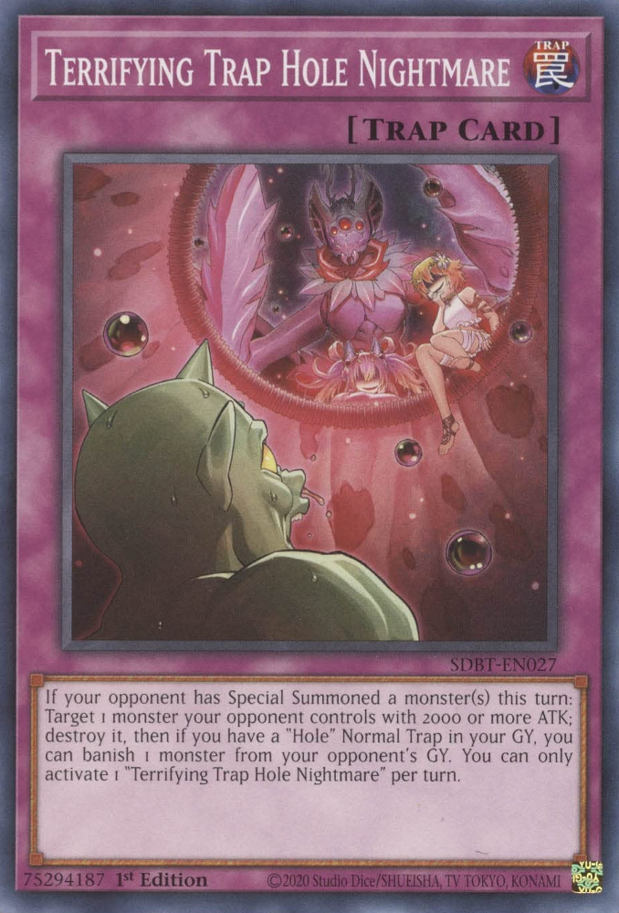 Terrifying Trap Hole Nightmare [SDBT-EN027] Common | Play N Trade Winnipeg