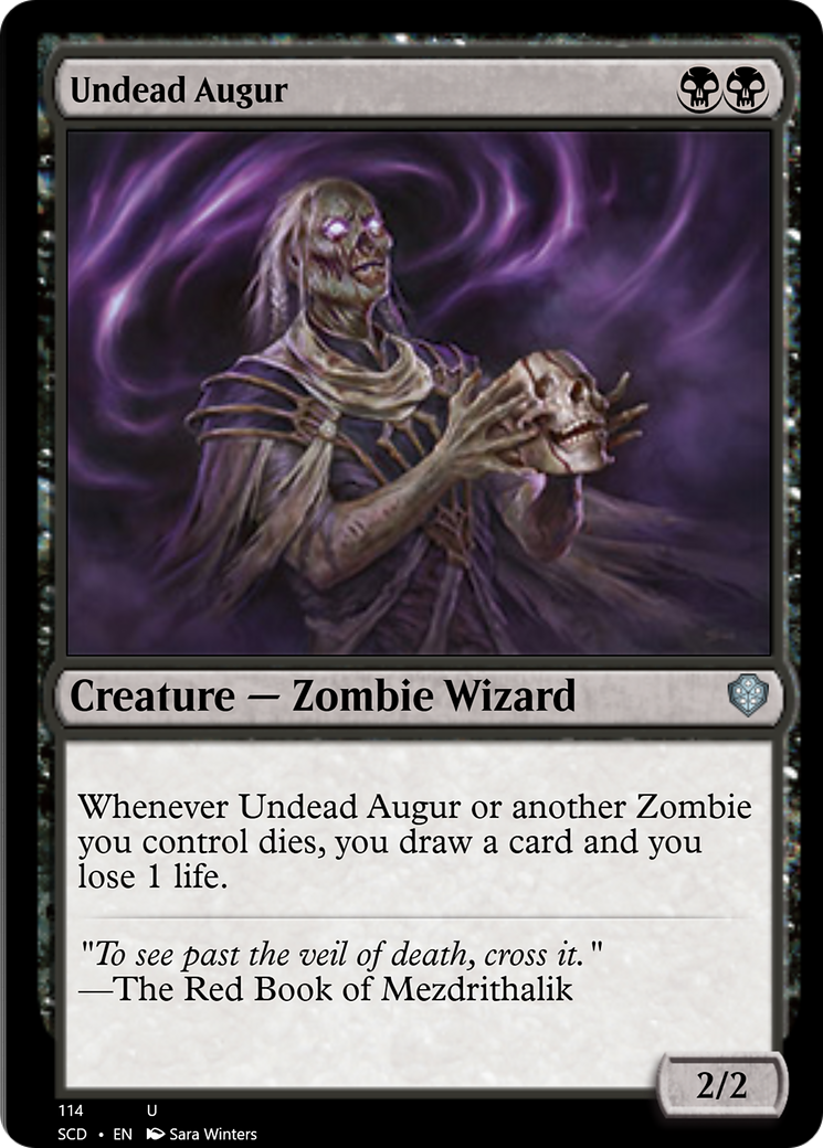 Undead Augur [Starter Commander Decks] | Play N Trade Winnipeg