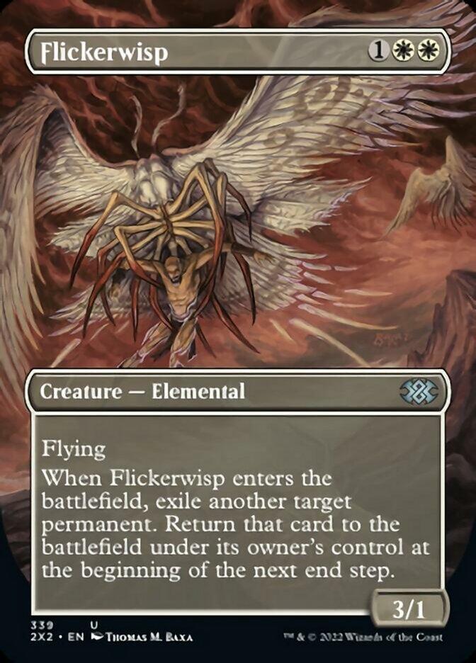 Flickerwisp (Borderless Alternate Art) [Double Masters 2022] | Play N Trade Winnipeg