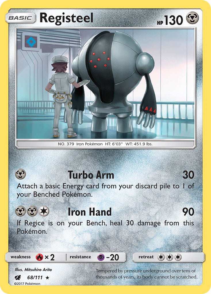 Registeel (68/111) [Sun & Moon: Crimson Invasion] | Play N Trade Winnipeg