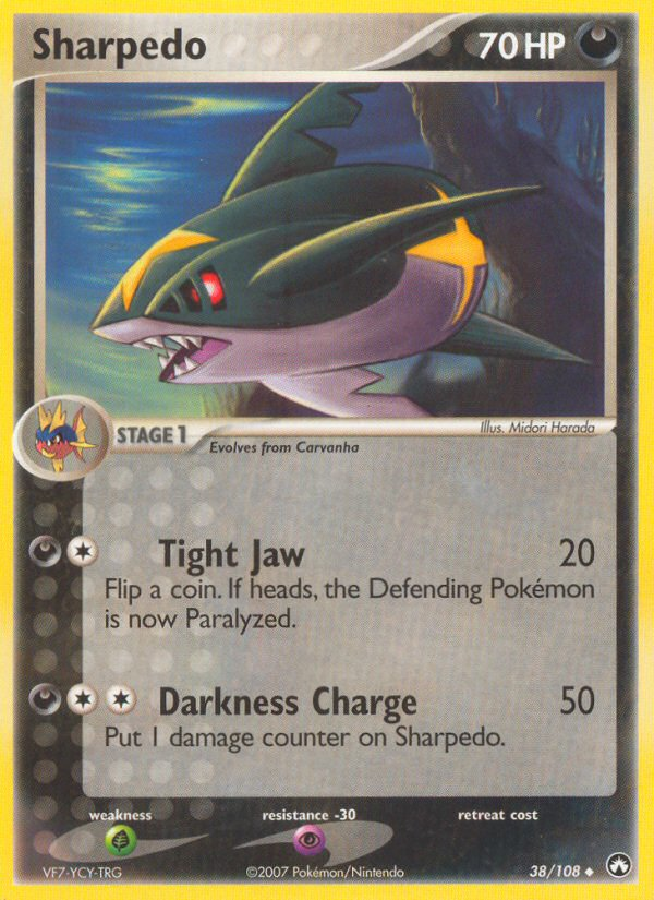 Sharpedo (38/108) [EX: Power Keepers] | Play N Trade Winnipeg