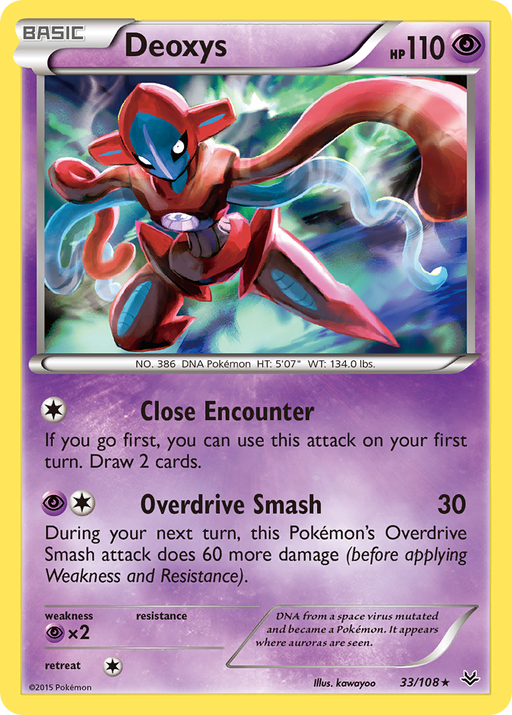 Deoxys (33/108) [XY: Roaring Skies] | Play N Trade Winnipeg