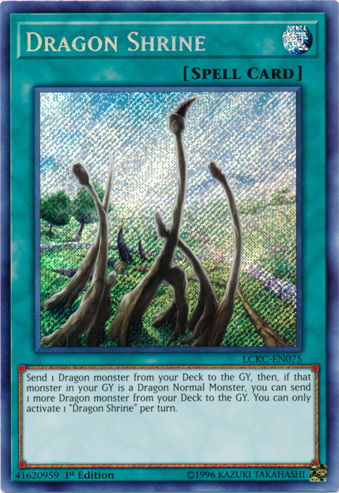 Dragon Shrine [LCKC-EN075] Secret Rare | Play N Trade Winnipeg