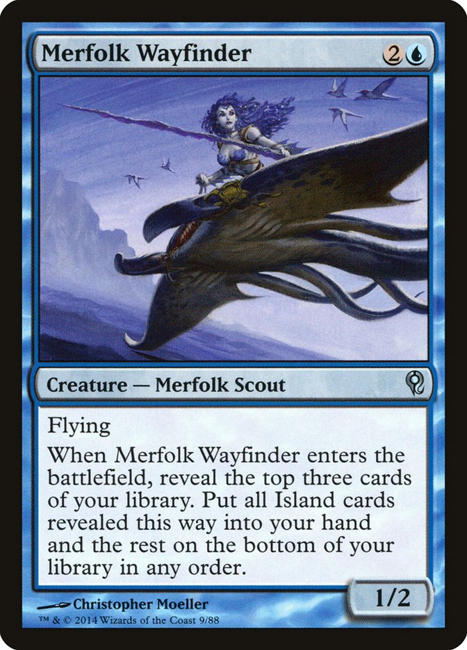 Merfolk Wayfinder [Duel Decks: Jace vs. Vraska] | Play N Trade Winnipeg