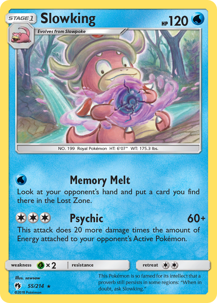 Slowking (55/214) [Sun & Moon: Lost Thunder] | Play N Trade Winnipeg