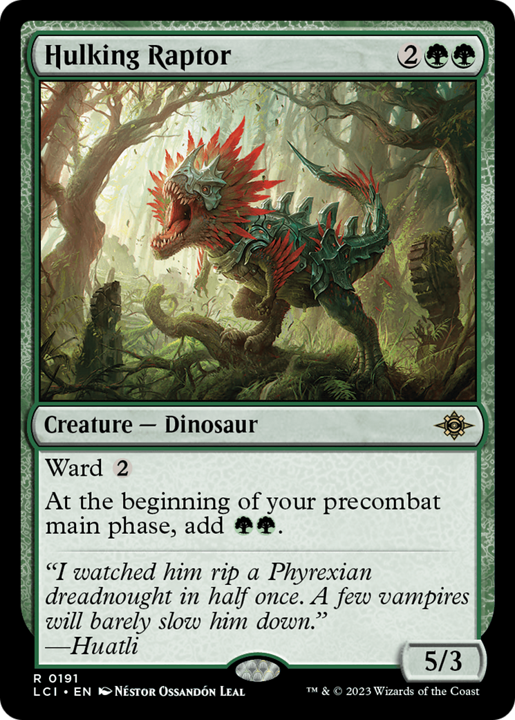 Hulking Raptor [The Lost Caverns of Ixalan] | Play N Trade Winnipeg