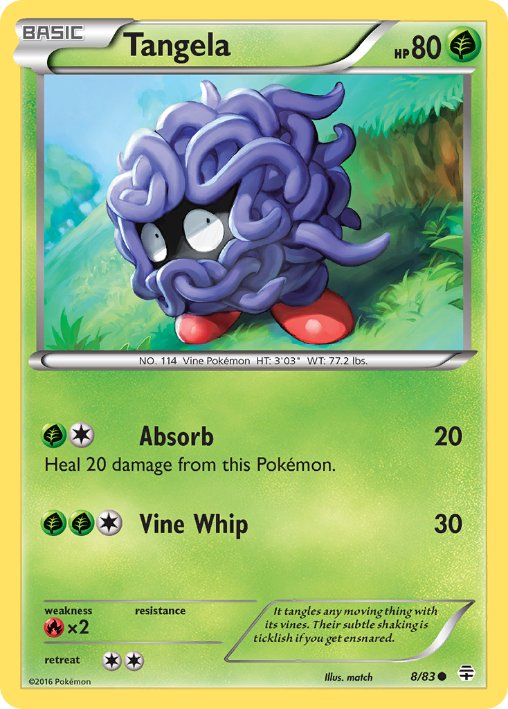 Tangela (8/83) [XY: Generations] | Play N Trade Winnipeg