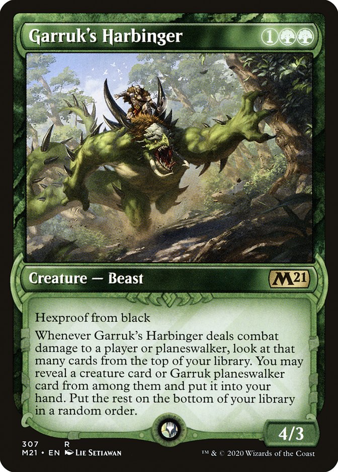 Garruk's Harbinger (Showcase) [Core Set 2021] | Play N Trade Winnipeg