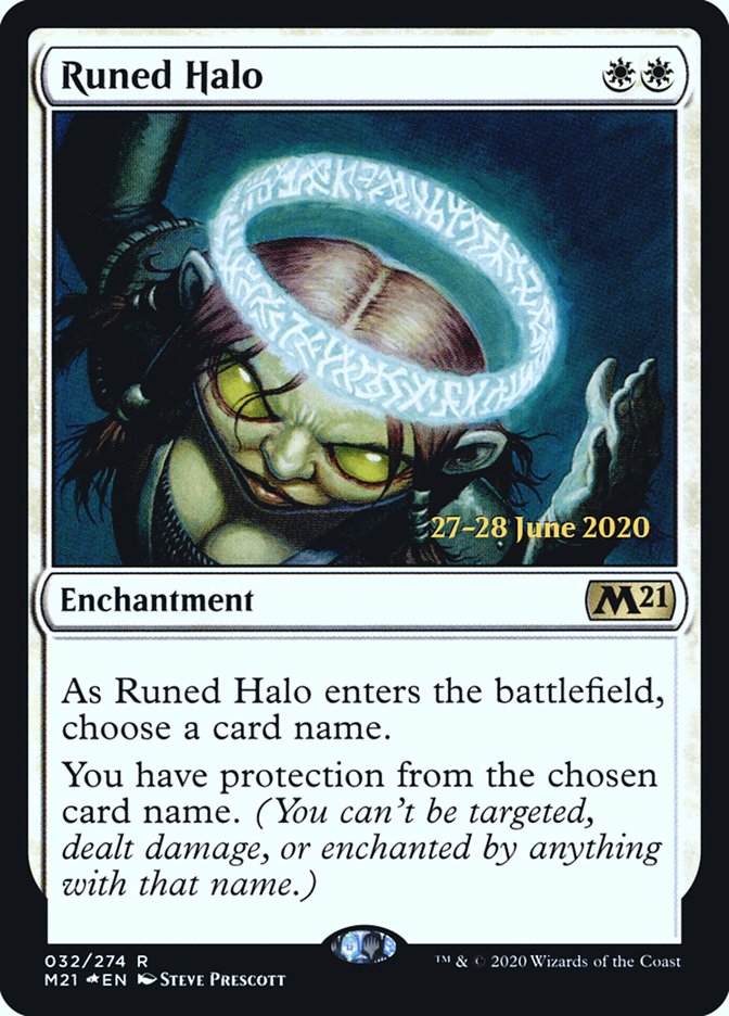 Runed Halo  [Core Set 2021 Prerelease Promos] | Play N Trade Winnipeg