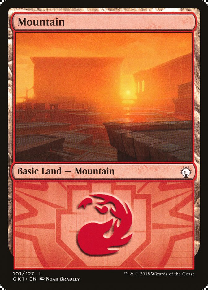 Mountain (101) [Guilds of Ravnica Guild Kit] | Play N Trade Winnipeg