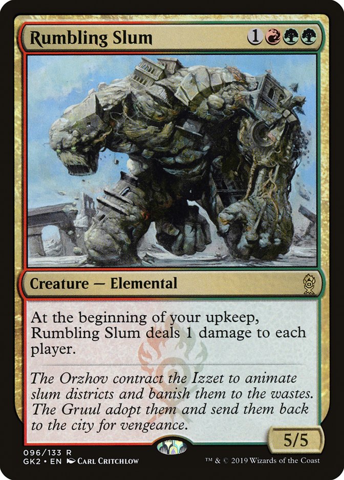 Rumbling Slum [Ravnica Allegiance Guild Kit] | Play N Trade Winnipeg