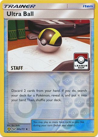 Ultra Ball (68a/73) (League Promo Staff) [Sun & Moon: Shining Legends] | Play N Trade Winnipeg