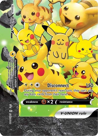 Pikachu V-UNION (SWSH141) (Celebrations) [Sword & Shield: Black Star Promos] | Play N Trade Winnipeg