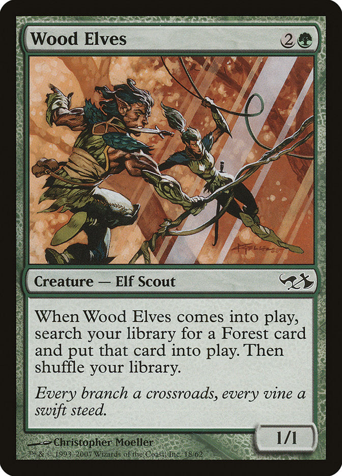 Wood Elves [Duel Decks: Elves vs. Goblins] | Play N Trade Winnipeg