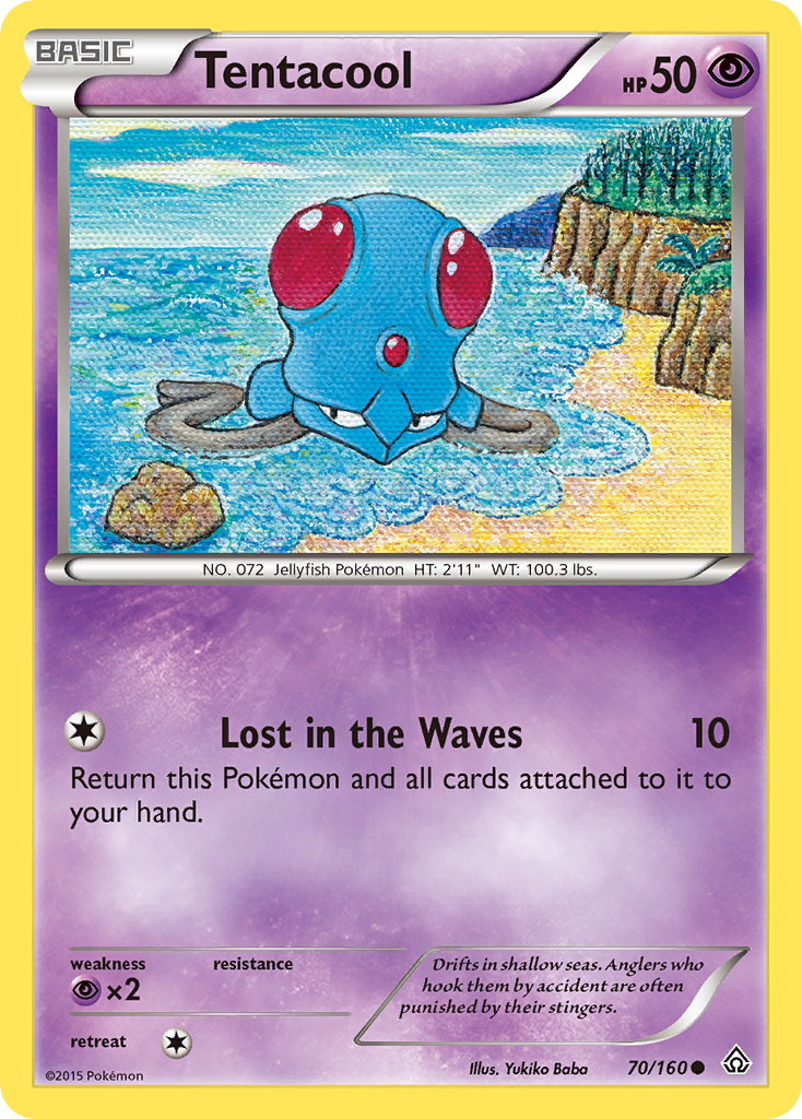 Tentacool (70/160) [XY: Primal Clash] | Play N Trade Winnipeg