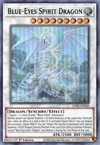 Blue-Eyes Spirit Dragon (Green) [LDS2-EN020] Ultra Rare | Play N Trade Winnipeg