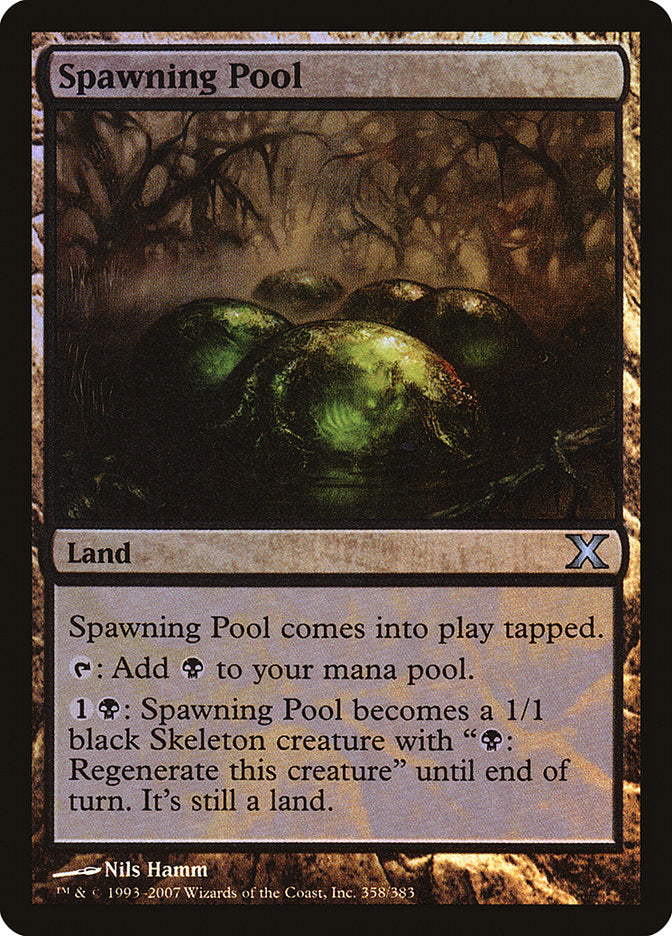 Spawning Pool (Premium Foil) [Tenth Edition] | Play N Trade Winnipeg