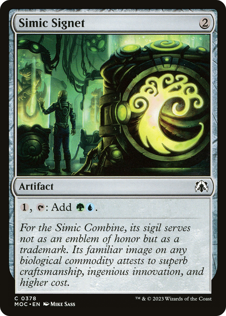 Simic Signet [March of the Machine Commander] | Play N Trade Winnipeg