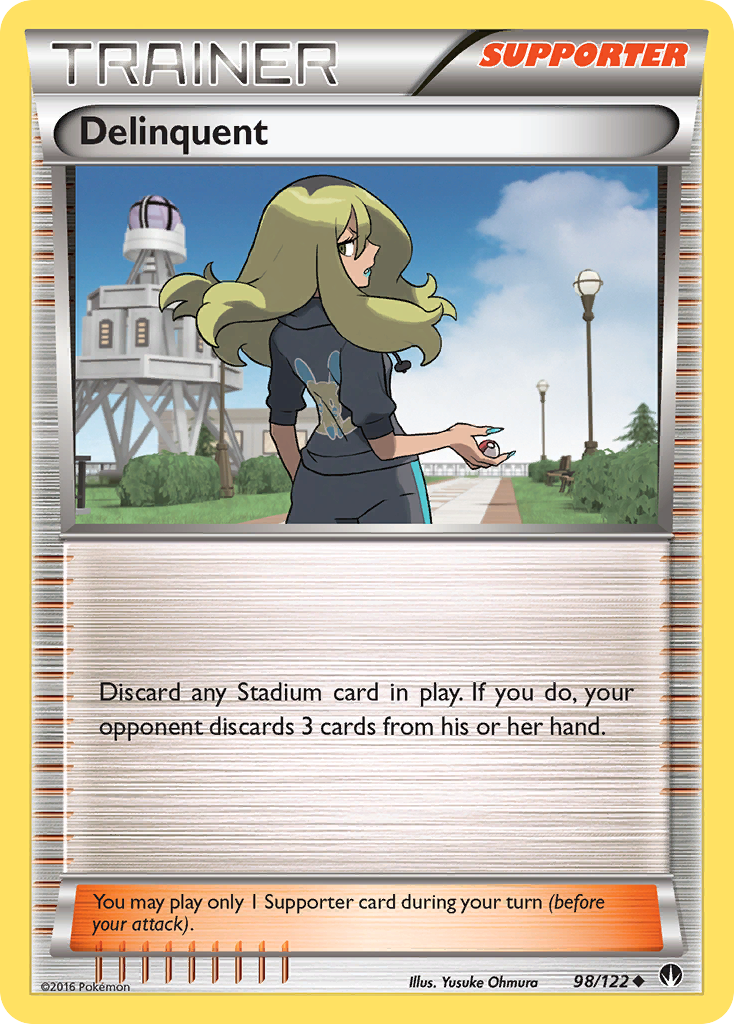 Delinquent (98/122) [XY: BREAKpoint] | Play N Trade Winnipeg