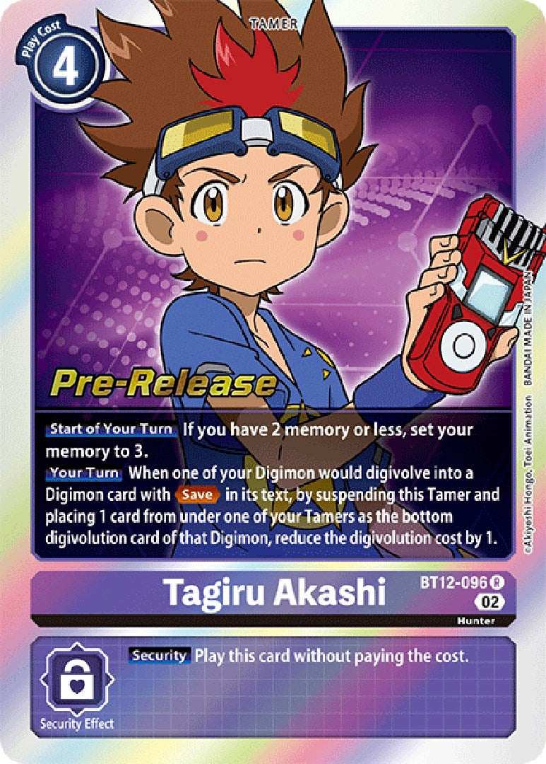 Tagiru Akashi [BT12-096] [Across Time Pre-Release Cards] | Play N Trade Winnipeg