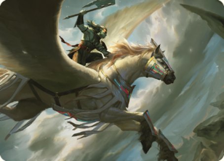 Cleaving Skyrider Art Card [Dominaria United Art Series] | Play N Trade Winnipeg