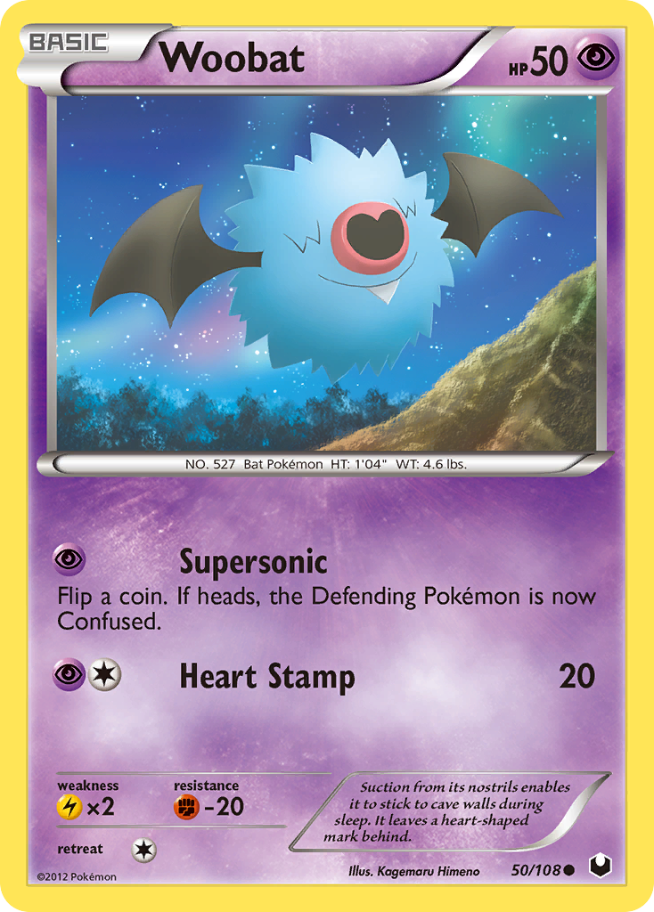 Woobat (50/108) [Black & White: Dark Explorers] | Play N Trade Winnipeg