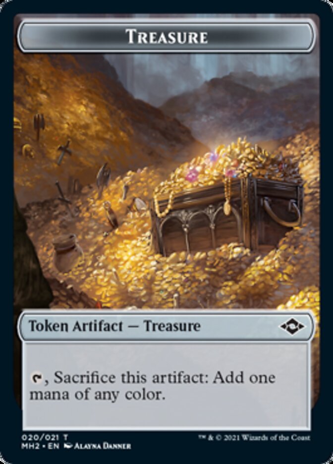 Treasure Token (20) [Modern Horizons 2 Tokens] | Play N Trade Winnipeg