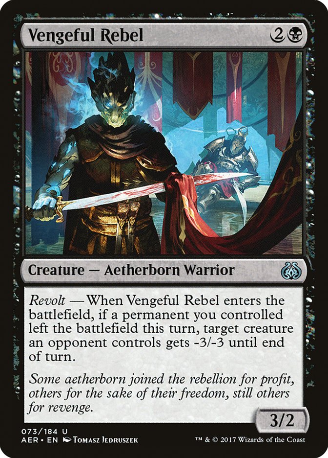 Vengeful Rebel [Aether Revolt] | Play N Trade Winnipeg