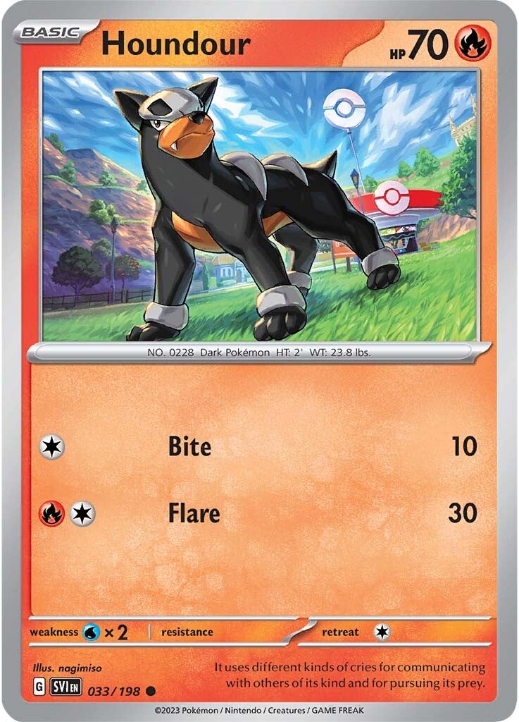 Houndour (033/198) [Scarlet & Violet: Base Set] | Play N Trade Winnipeg