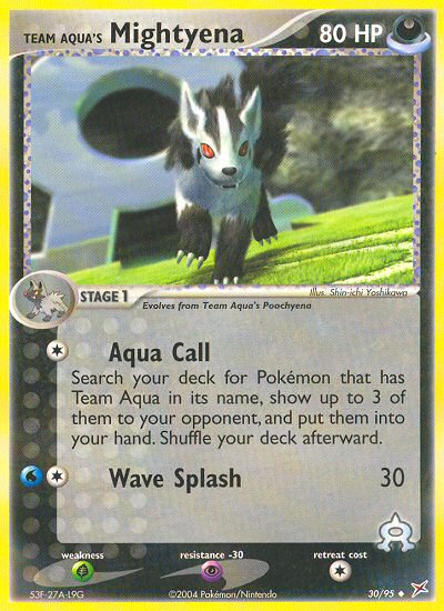 Team Aqua's Mightyena (30/95) [EX: Team Magma vs Team Aqua] | Play N Trade Winnipeg